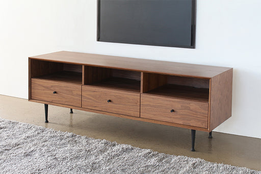 CS176 3 Drawer Midcentury Modern Media Console