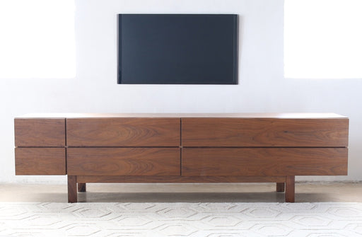 CS177 Danish Modern Walnut Media Cabinet