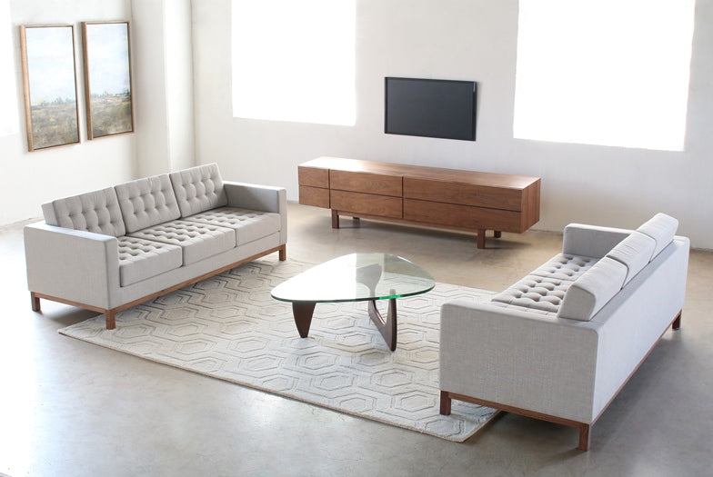 CS177 Danish Modern Walnut Media Cabinet