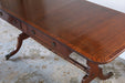 CS178 Mahogany Drop Leaf 2 Drawer Sofa Table, Circa 1960 
