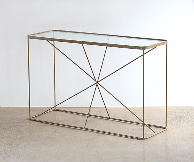 Hourglass Console Table
