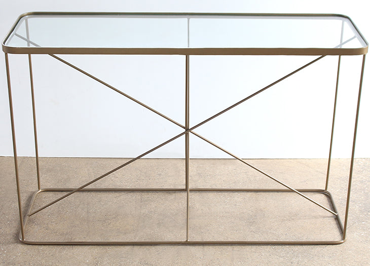 Hourglass Console Table