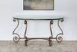 CS199 Solano Console Table with Glass Top
