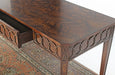 CS201 Mahogany Console Table with Circle Patterned Freize 