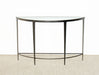 Roundabout Console Table in Antique Pewter 