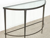 Roundabout Console Table in Antique Pewter 