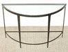 Roundabout Console Table in Antique Pewter 