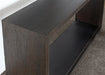 CS217 - Tobacco Stained Reclaimed Wood Cube Console Table