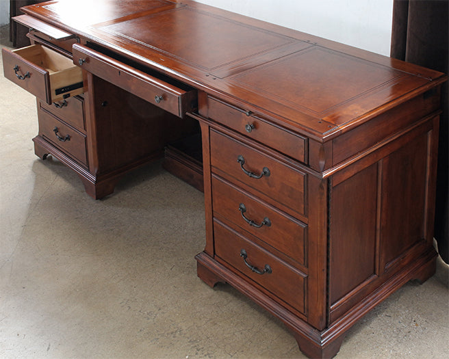 CS221 - Weathered Cherry Executive Credenza
