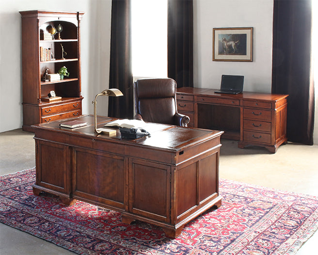 CS221 - Weathered Cherry Executive Credenza