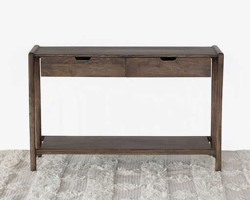 CS230 - Mango Wood Console Table with Two Drawers