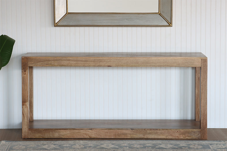 Open Rectangular Ash Console