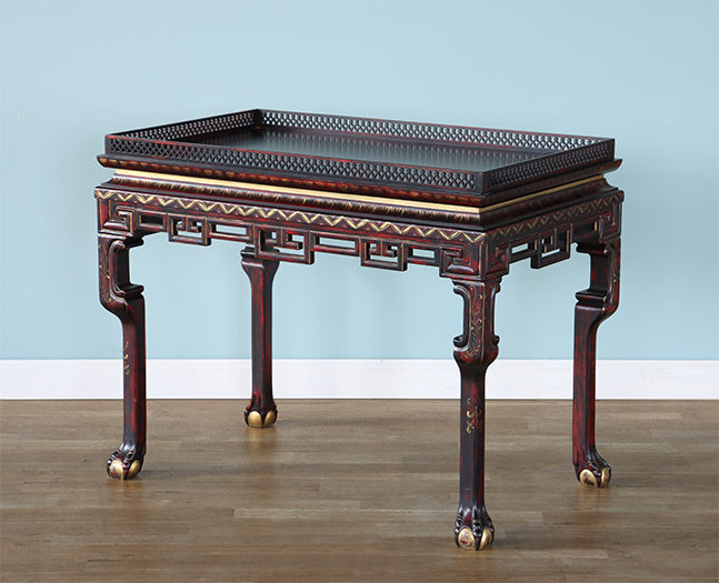 Vintage Ornate Style Tea Or Console Table