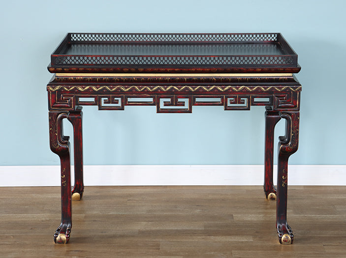 Vintage Ornate Style Tea Or Console Table