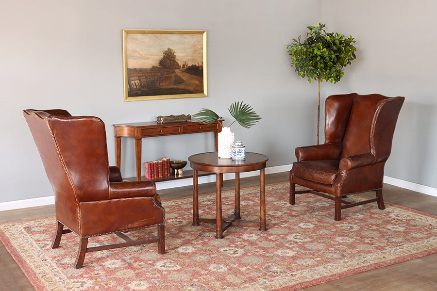 Traditional Console with Two Drawers