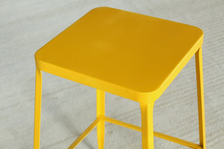 CST52 - Yellow Square Counter Stool