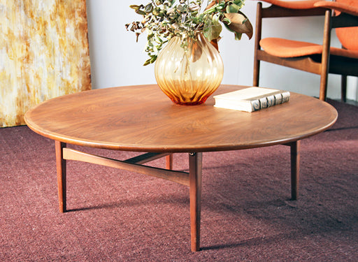 Vintage Danish Modern Walnut Coffee Table