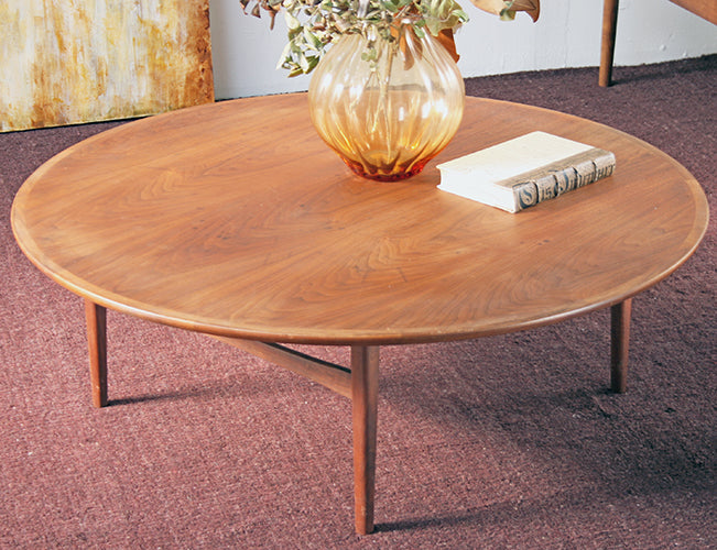 Vintage Danish Modern Walnut Coffee Table