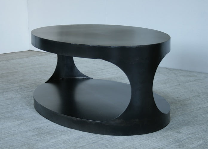 Elliptical Metal Coffee Table