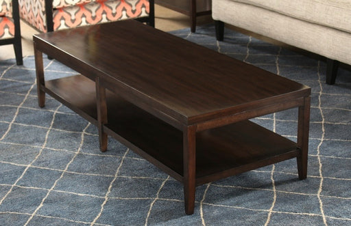 CT222 Mitchell Gold Carlyle Rectangle Cocktail Table