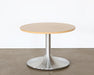 CT234 - Maple Top Brushed Aluminum Coffee Table