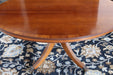 Yew Wood Oval Coffee Table, Circa 1960 