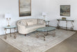 CS199 Solano Console Table with Glass Top