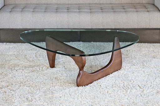 CT291 Naguchi Style Coffee Table in Natural Walnut 