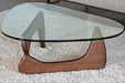 CT291 Naguchi Style Coffee Table in Natural Walnut 