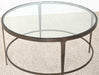 CT292 Roundabout Cocktail Table in Antique Pewter 