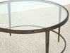 CT292 Roundabout Cocktail Table in Antique Pewter 