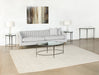 Roundabout Console Table in Antique Pewter 