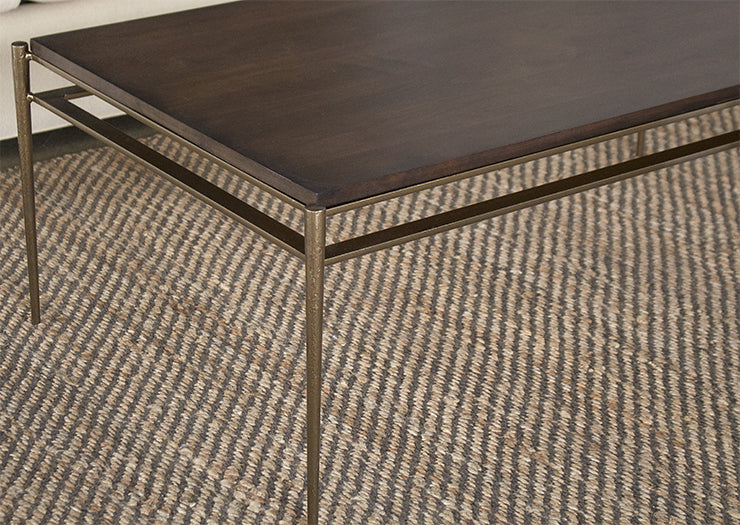 CT294 Camden Rectangular Cocktail Table With Maple Top