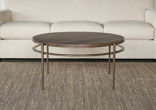 CT295 Camden Round Cocktail Table with Maple Top