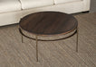 CT295 Camden Round Cocktail Table with Maple Top