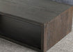 CT305 - Tobacco Stained Reclaimed Wood Cube Coffee Table