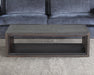 CT305 - Tobacco Stained Reclaimed Wood Cube Coffee Table