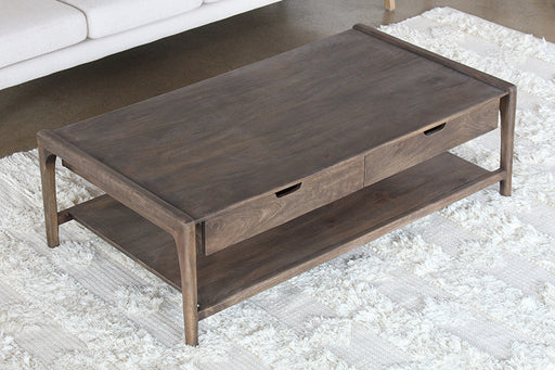 CT317 - Mango Wood Coffee Table with Four Drawers