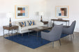 CT341 - Brown Mango Top Coffee Table With Iron Legs 