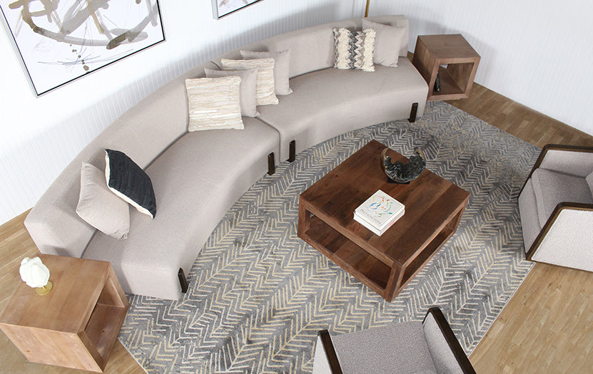 Square Ash End Table