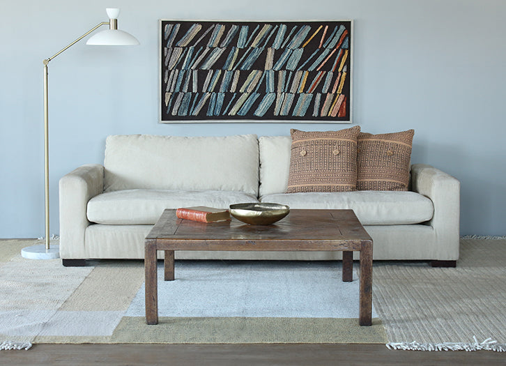 Rustic Antique Parquet Coffee Table