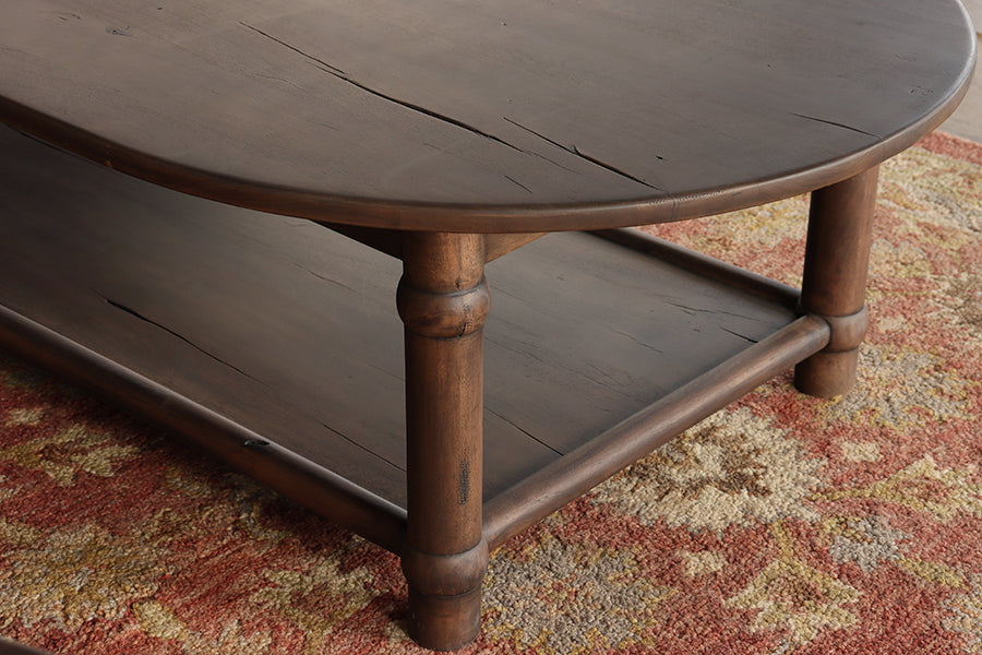 Antique European Country Style Coffee Table