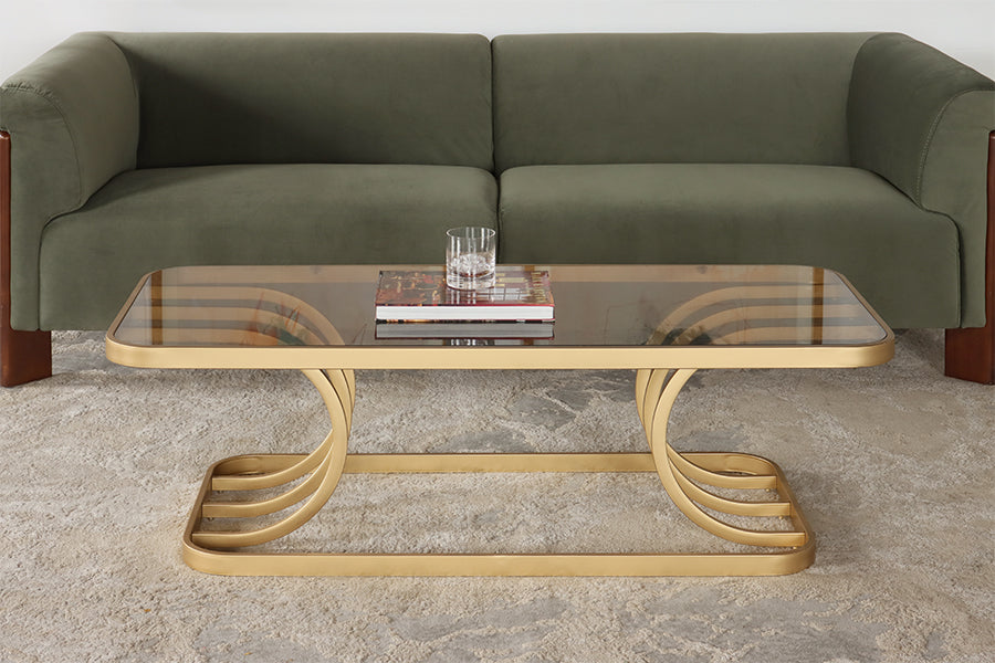 Retro Brass Coffee Table