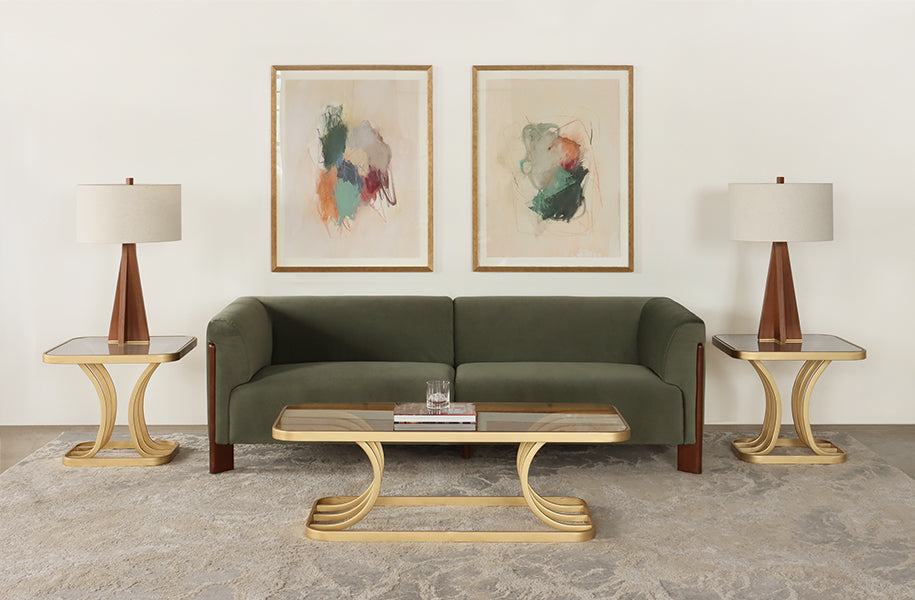 Retro Brass Coffee Table