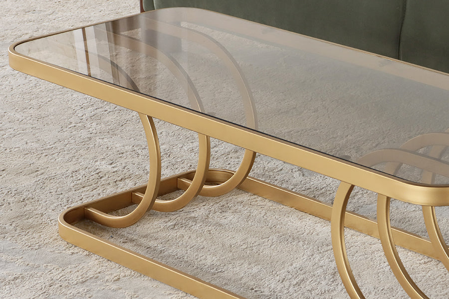 Retro Brass Coffee Table