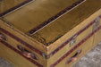 CT72 Vintage Brass Trunk Coffee Table 