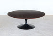 CT82 Restored Saarinen Coffee Table Black With Wood Top 