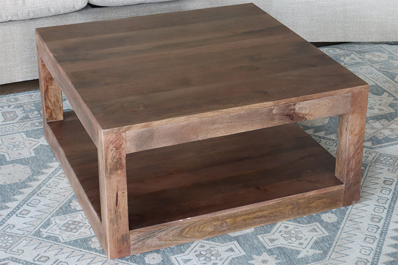 Open Square Ash Coffee Table