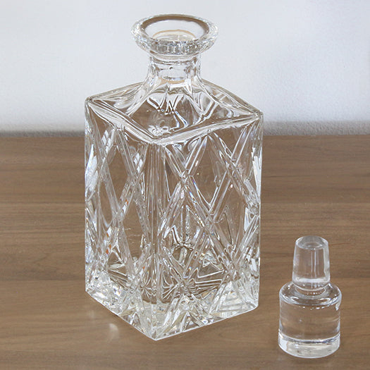 Hand-Cut Crystal Decanter