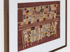 DECOR102 - Burgundy Embroidery 1 40W X 30H 